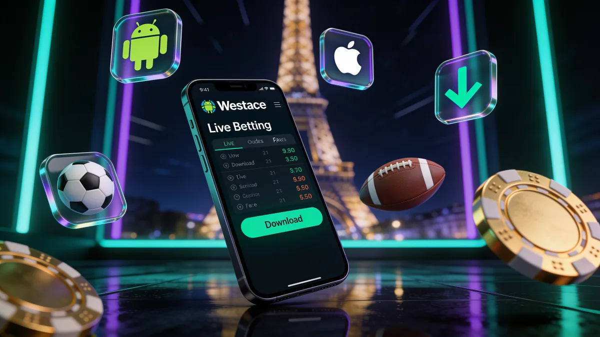 Inscription via l'application mobile Westace Casino pour les joueurs en France